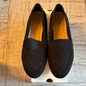 a.n.a Classic Black Men's Slip-On Loafers
